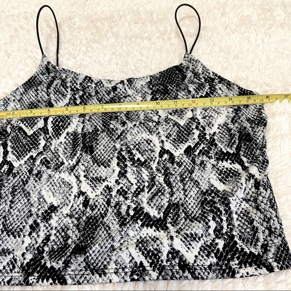 GARAGE Snake Print Tank Top - Size:M - Picture 3 of 8